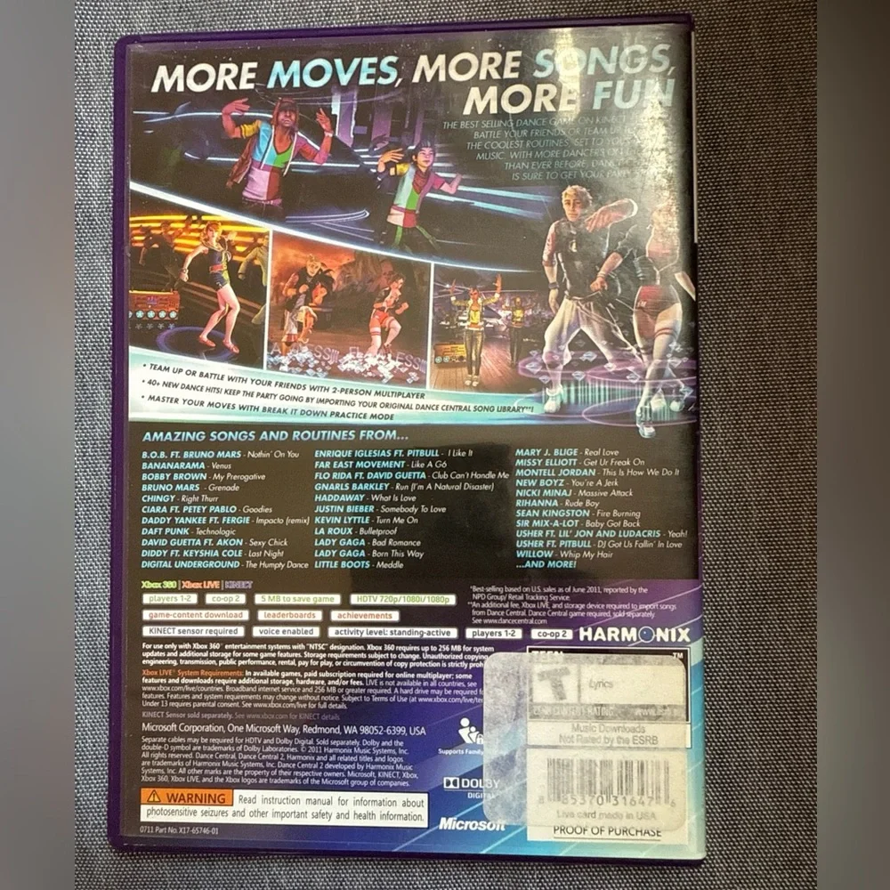 Microsoft dance central